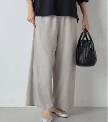 [이번 시즌] 비어즐리 멀티 허리 리브 팬츠 라이트 그레이 2호