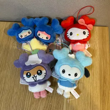 TWICE LOVERYS 산리오 마스코트 4점 묶음 판매