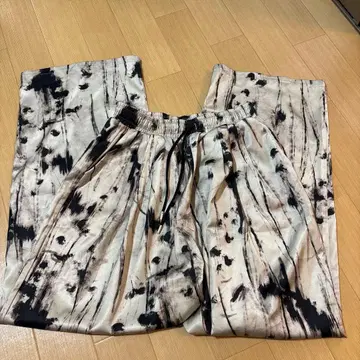 ESICA 와이드 팬츠 타이다이 패턴 F 사이즈