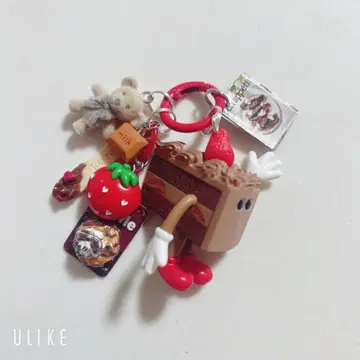 케이크형 자라 자라 키링