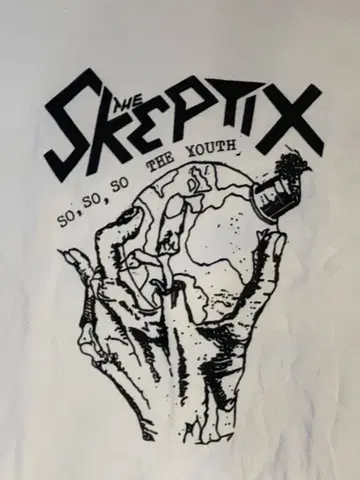 SKEPTIX T셔츠 discharge CRUST 크러스트 GISM