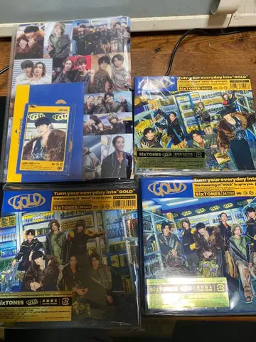 SixTONES GOLD 3형태+특전 세트