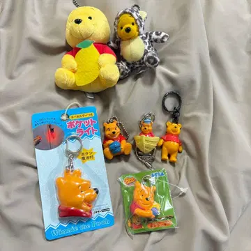 곰돌이 푸 키링 마스코트 포켓 라이트 SEGA 묶음 판매