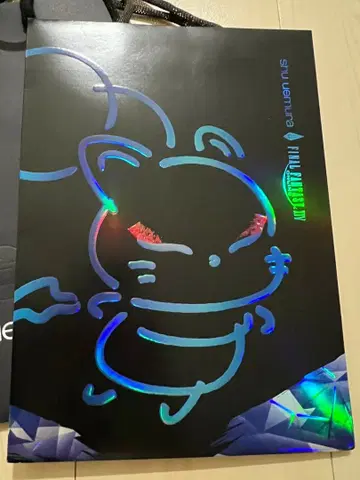 미사용 새상품 슈에무라 FF14 한정판 쇼핑백 종이 봉투