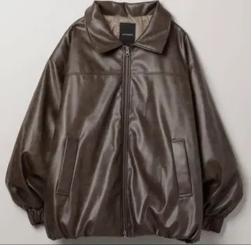 빈티지 가죽 블루종 지나시스 미사용 새상품 이번 시즌 신상