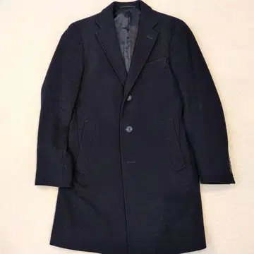 [새상품급] 유나이티드 애로우즈 캐시미어 혼방 체스터 코트 네이비