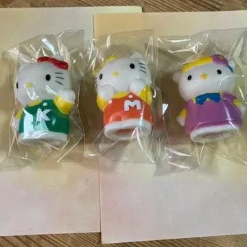 쇼와 레트로 헬로키티, 미미, 피피 손가락 인형 3체 세트