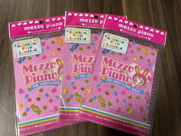 초레어 당시 물품 미니 클리어 파일 첨부 메모 메조 피아노 미개봉