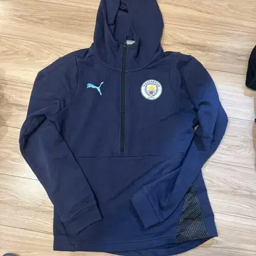 맨체스터 시티 후드 맨투맨과 스웨트 팬츠 셋업