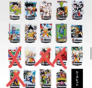 드래곤볼 제일복권 F상 ACLLECT 16종 JC 1권 시크릿