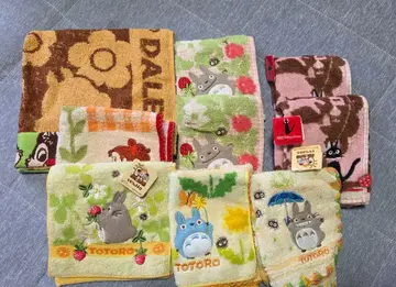 새상품 지브리 타월 손수건 9개