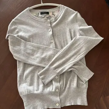 폴스미스 라이트 그레이 가디건 꽃무늬 백