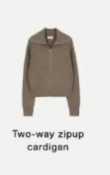 ROH SEOUL 2-way zipup cardigan