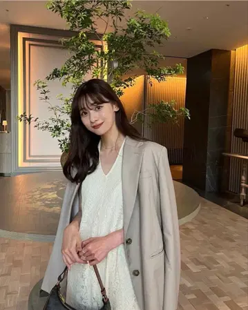 Her lip to 트윌 오버사이즈 재킷