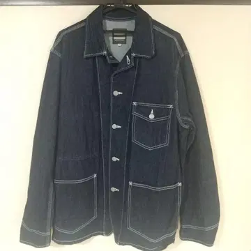 MOMOTARO JEANS 다크 데님 자켓 커버올 XXL