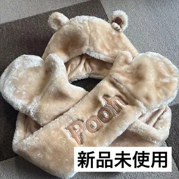 푸우 팬캡 머플러 디즈니 리조트