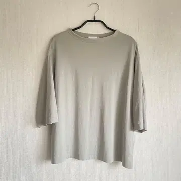 새상품급 handvaerk 핸드바크 티셔츠 T셔츠 그레이 5부 소매 S