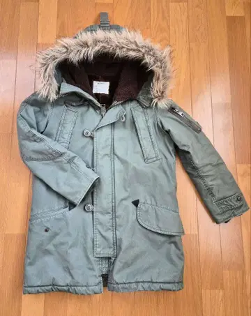 MOUSSY 모즈 코트 밀리터리 코트 퍼 후드 부착