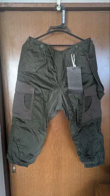 goa 밀리터리 카고 팬츠 올리브 그린