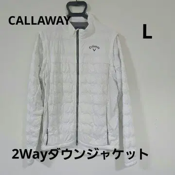 Callaway 2Way 다운 자켓 남성용 L 사이즈 화이트