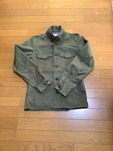 BEAUTY & YOUTH 밀리터리 자켓 올리브