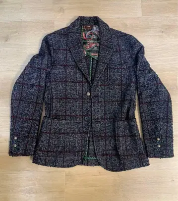 [ BOB ] MENS 체크 테일러드 자켓 이탈리아제 48 밥