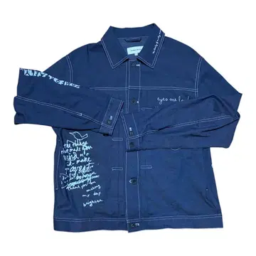 글로벌 워크 클린 데님 자켓 M 네이비 글로벌 워크