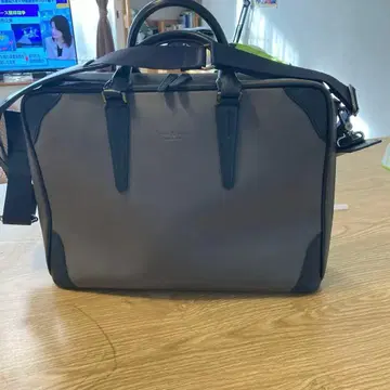 FUJITAKA 그레이 비즈니스 백 A4 대응 일본제 거의 미사용품