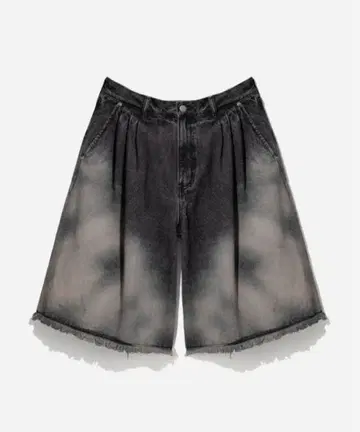 HARE 루즈 데님 하프 팬츠