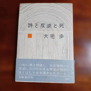 시와 반항과 죽음. 오오야케 아유무.