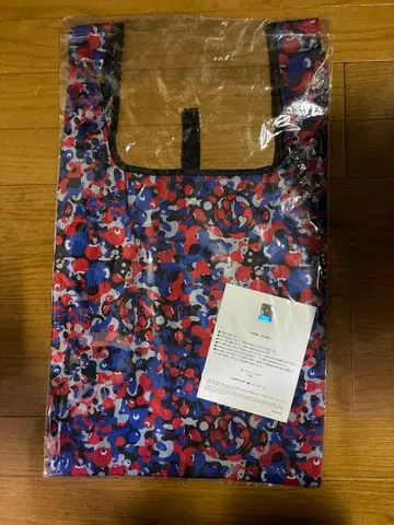 오사카 간사이 엑스포 미야쿠미야쿠 새상품 에코백 WORLD 레드