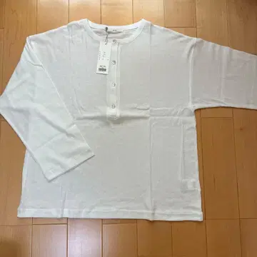 shipsonit 버튼 달린 헨리넥 긴팔