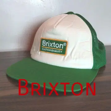 브릭스톤 메쉬 캡 트래커 그린/화이트