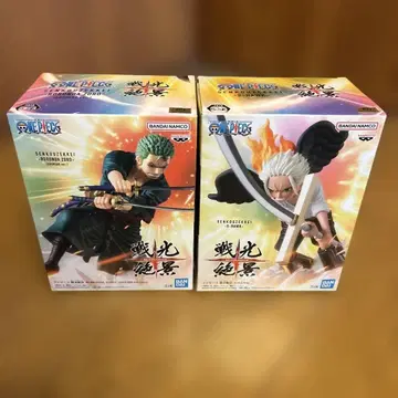 원피스 전광절경 로로노아 조로 vs S.호크 피규어 2체 세트