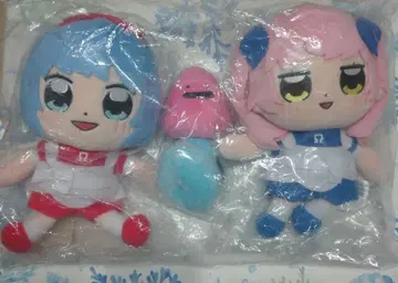 [미개봉] 오메가 시스터즈 봉제 인형 오오카와 부쿠부 커튼혼