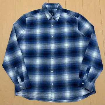 GAP 옴브레 체크 셔츠