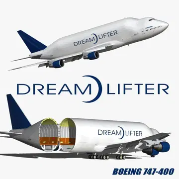 레어 Boeing747 드림 리프터 다이캐스트