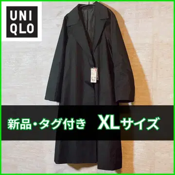 유니클로 22SS 트렌치코트 XL 사이즈 블랙 445137