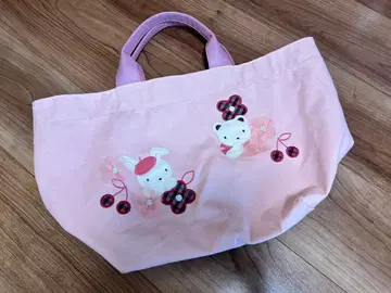 [ 한정품 ] 파밀리아 봄의 파밀리아 쇼 핑크 토트백