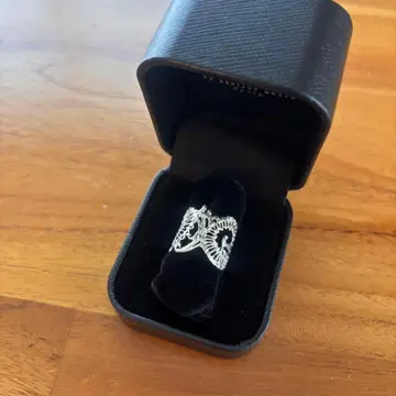 KAORU 캘리그래피 반지 K10 그린 골드 11호