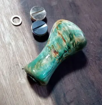 스테빌라이즈드 우드 노브 시마노 다이와 핸들 노브 낚시릴 노브 라운드