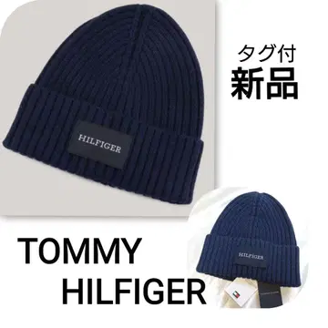 새상품 택 포함 타미힐피거 코튼 비니 니트 모자
