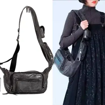 새상품 nouer  숄더백 바디백 그레이 야마다야