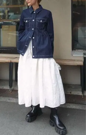 ellie 자카드 스커트