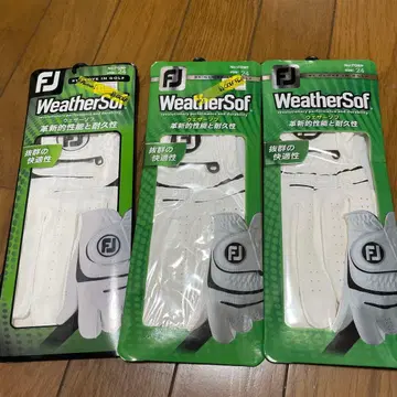 FootJoy WeatherSof 골프 그로브 3세트