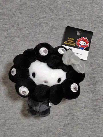 미야쿠미야쿠 변신 봉제 인형 BC 키티 블랙 산리오 카라비너
