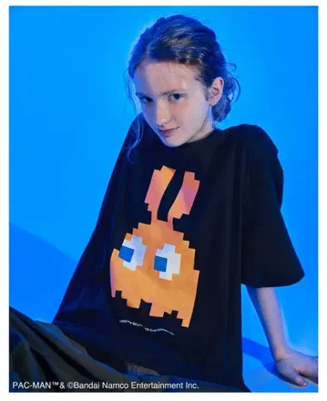 완판템 새상품, 미사용 CUNE PAC-MAN 콜라보 T셔츠 L사이즈