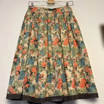 classical 스모키 컬러 럭셔리 꽃무늬 스커트