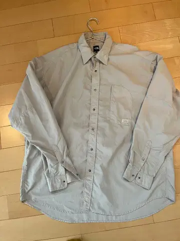 THE NORTH FACE 긴팔 셔츠 L 라이트 그레이