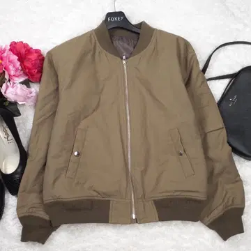 Y6560*BEAMS 빔즈 자켓 블루종 카키 그린